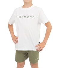 JOHN RICHMOND RUNDAVO T-shirt + short danseuse de nuage blanc - Surv&ecirc;tements pour enfants - 1