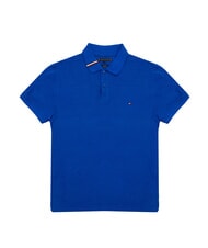 TOMMY HILFIGER TH polo &agrave; manches courtes bleu ultra - chemise polo - 1