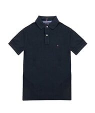 TOMMY HILFIGER TH polo en coton blanc vieilli - chemise polo - 1