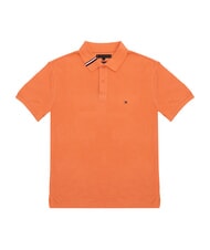 TOMMY HILFIGER TH polo &agrave; manches courtes rose - chemise polo - 1