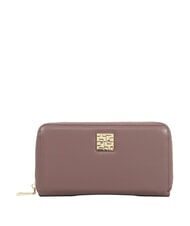 YNOT LADY Grand portefeuille zipp&eacute; mauve - Portefeuilles Femme - 1