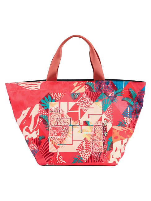 YNOT COLORS BAY Sac cabas XL, sac bandouli&egrave;re corail - Sacs pour Femme