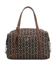 YNOT AUDREY Sac bandouli&egrave;re &agrave; logo int&eacute;gral tabac - Sacs pour Femme - 1