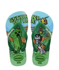HAVAIANAS MINECRAFT Tongs vert 4 - Chaussures de b&eacute;b&eacute; - 1