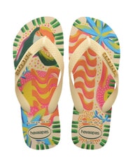 HAVAIANAS TOP BOSSA Tongs cr&egrave;me au beurre - Chaussures unisexe - 1