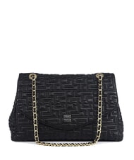 YNOT STITCH Le sac bandouli&egrave;re NOIR - Sacs pour Femme - 1