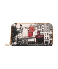 YNOT ELEGANCE Portefeuille zipp&eacute; fonc&eacute; - Portefeuilles Femme - 1