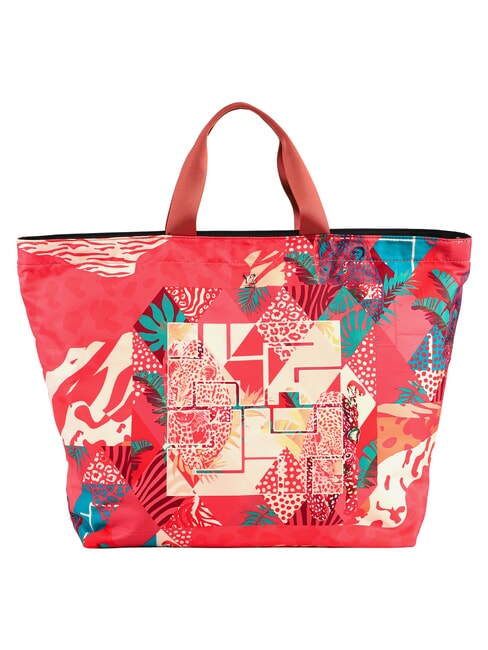 YNOT COLORS BAY Sac cabas XL, sac bandouli&egrave;re corail - Sacs pour Femme
