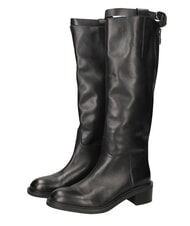 MARC ELLIS ME25 Bottes hautes en cuir, talon de 4,5 cm - Chaussures Femme