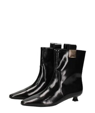 MARC ELLIS ME25 Bottine &agrave; talon de 3 cm, en cuir noir - Chaussures Femme - 1