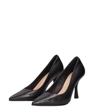 MARC ELLIS ME25 D&eacute;collet&eacute; &agrave; talon de 9 cm, en cuir noir - Chaussures Femme - 1