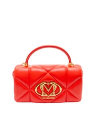 LOVE MOSCHINO EMBOSSED Sac &agrave; main avec bandouli&egrave;re ROUGE - Sacs pour Femme - 1