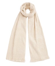 TOMMY HILFIGER ELEVATED CHIC JAQUARD &Eacute;charpe en laine canne &agrave; sucre - &Eacute;charpes - 1
