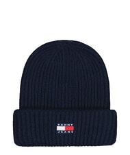 TOMMY HILFIGER HERITAGE Chapeau en laine m&eacute;lang&eacute;e bleu - Bonnets - 1