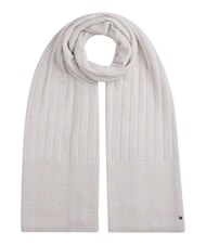 TOMMY HILFIGER FLAG FLUFFY Foulard gris - &Eacute;charpes - 1