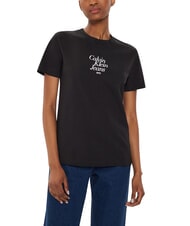 CALVIN KLEIN FONT GRAPHIC REGULAR T-shirt &agrave; manches courtes - T-shirt