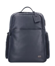 BRIC&rsquo;S TORINO Sac &agrave; dos en cuir pour ordinateur portable 15,6 pouces marine - Sacs &agrave; dos pour ordinateur portable - 1