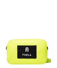 FURLA IRIS Mini sac &agrave; main avec bandouli&egrave;re jaune fluo + noir - Sacs pour Femme - 1