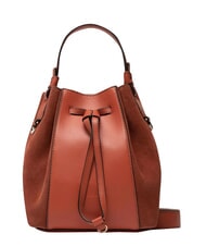 FURLA MIASTELLA Sac seau, port&eacute; &agrave; la main, en cuir cannelle - Sacs pour Femme - 1