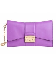 FURLA METROPOLIS Sac bandouli&egrave;re en cuir violet - Sacs pour Femme - 1