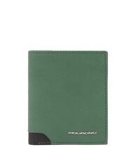 PIQUADRO CAMPIONARIO - ALVAR Portefeuille vertical en cuir - Portefeuilles Homme