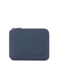 PIQUADRO CAMPIONARIO -PQJ portefeuille en cuir bleu - Portefeuilles Homme - 1
