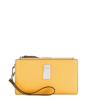 PIQUADRO CAMPIONARIO - DAFNE portefeuille en cuir jaune - Portefeuilles Femme - 1