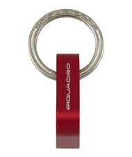 PIQUADRO BLUE SQUARE  Porte-cl&eacute;s en m&eacute;tal ROUGE - Porte-cl&eacute;s - 1