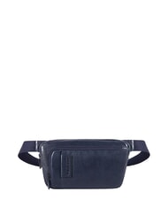 PIQUADRO P15PLUS Sac banane en cuir bleu - Sacs banane - 1