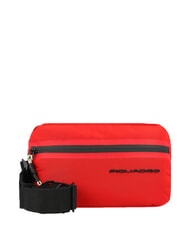 PIQUADRO PQ-MODULAR Sac banane en tissu recycl&eacute; ROUGE - Sacs banane - 1