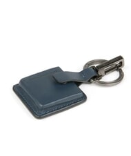PIQUADRO PQJ Porte-cl&eacute;s en cuir avec connecteur bleu - Porte-cl&eacute;s - 1