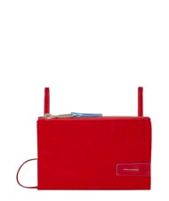 PIQUADRO PQ-RY Pochette en tissu recycl&eacute; ROUGE - Sacs pour Femme - 1