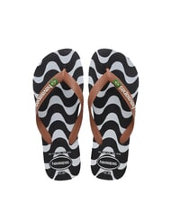 HAVAIANAS TOP CAPOCABANA pantoufles en caoutchouc NOIR - Chaussures unisexe - 1