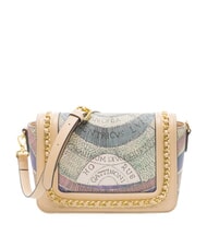 GATTINONI PLANETARIUM sac bandouli&egrave;re aquarelle/beige - Sacs pour Femme - 1