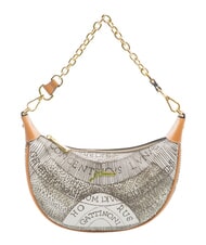 GATTINONI PLANETARIUM Sac bandouli&egrave;re, avec bandouli&egrave;re encre s&eacute;pia/beige clair - Sacs pour Femme - 1