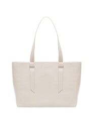 COCCINELLE MALORY  Cabas &eacute;paule, en cuir blanc - Sacs pour Femme - 1
