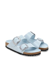 BIRKENSTOCK ARIZONA BIG BUCKLE Sandales en cuir &agrave; boucles briller bleu - Chaussures Femme - 1