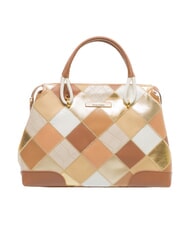BRACCIALINI PATCH Sac &agrave; main beige - Sacs pour Femme - 1