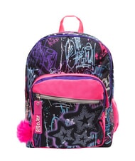 SJGANG SJ EVER FIXSTAR GIRL Sac &agrave; dos Noir - Sacs &agrave; dos pour l'&Eacute;cole & les Loisirs - 1