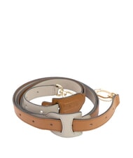 FURLA CAMPIONARIO - FIONA Bandouli&egrave;re de sac en cuir brandy et vanille - Accessoires pour sacs - 1