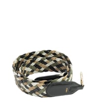 FURLA CAMPIONARIO - FIONA bandouli&egrave;re en cuir tress&eacute; tons de sol - Accessoires pour sacs - 1