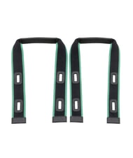 FURLA CAMPIONARIO - MAN poign&eacute;es de sac noir + vert coriandre - Accessoires pour sacs - 1