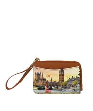 YNOT YESBAG Porte-cartes plat avec fermeture &eacute;clair et dragonne - Portefeuilles Femme