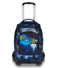 SEVEN BLU FUSION Sac &agrave; dos trolley 3 en 1 Fluo turquoise - Sacs &agrave; dos &agrave; roulettes - 1