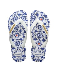 HAVAIANAS TOP SAO LUIS Tongs en caoutchouc blanc - Chaussures Femme - 1