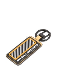 PIQUADRO ERMES Porte-cl&eacute;s en cuir jaune - Porte-cl&eacute;s - 1