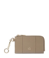 PIQUADRO CIRCLE Porte-cartes avec porte-monnaie tourterelle - Portefeuilles Femme - 1