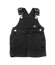 CALVIN KLEIN CK salopette en jean noir lav&eacute; - Pantalons pour enfants - 1