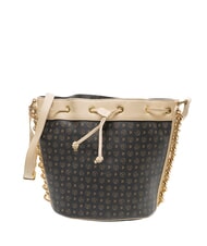 POLLINI HERITAGE sac seau &agrave; bandouli&egrave;re Noir / Ivoire - Sacs pour Femme - 1
