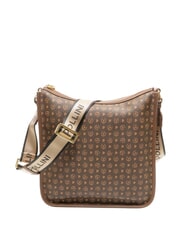 POLLINI HERITAGE Sac bandouli&egrave;re ajustable marron / cr&egrave;me - Sacs pour Femme - 1
